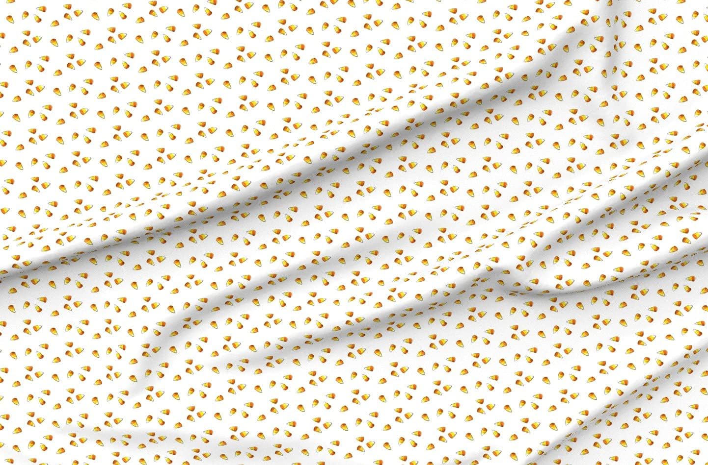 Spoonflower Fabric - Candy Corn Holiday Fall Halloween Treats Treat Printed on Minky Fabric by The Yard - Sewing Baby Blankets Quilt Backing Plush