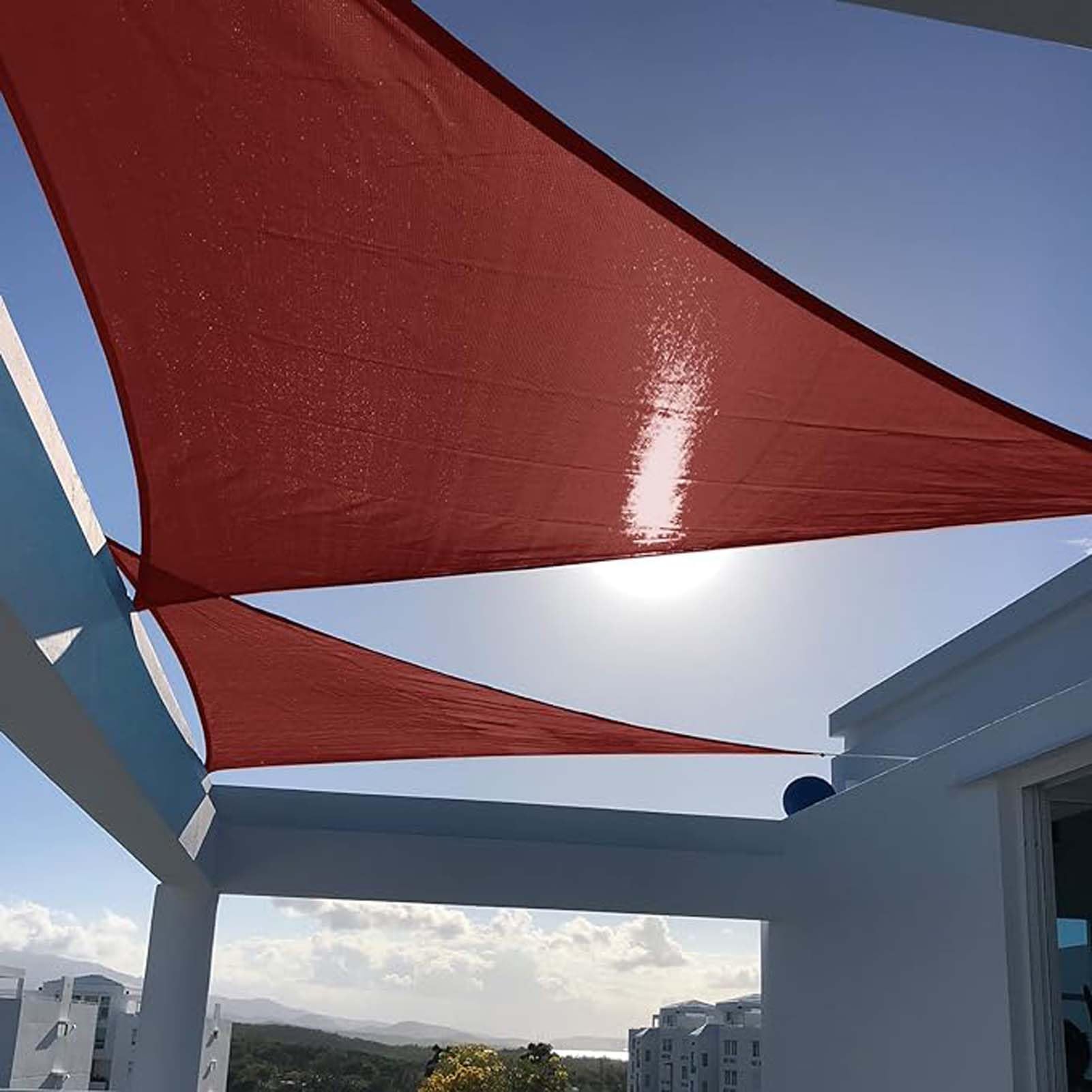 Coarbor 16x17 Tenda Da Sole A Vela Per Esterni Telo Ombreggiante Rettangolare Telo Ombreggiante Resistente Per Cortile Terrazza Patio Giardino Esterno~p115696726
