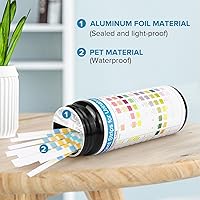 Vista 4 de Tiras reactivas de orina, 11 parámetros, 100