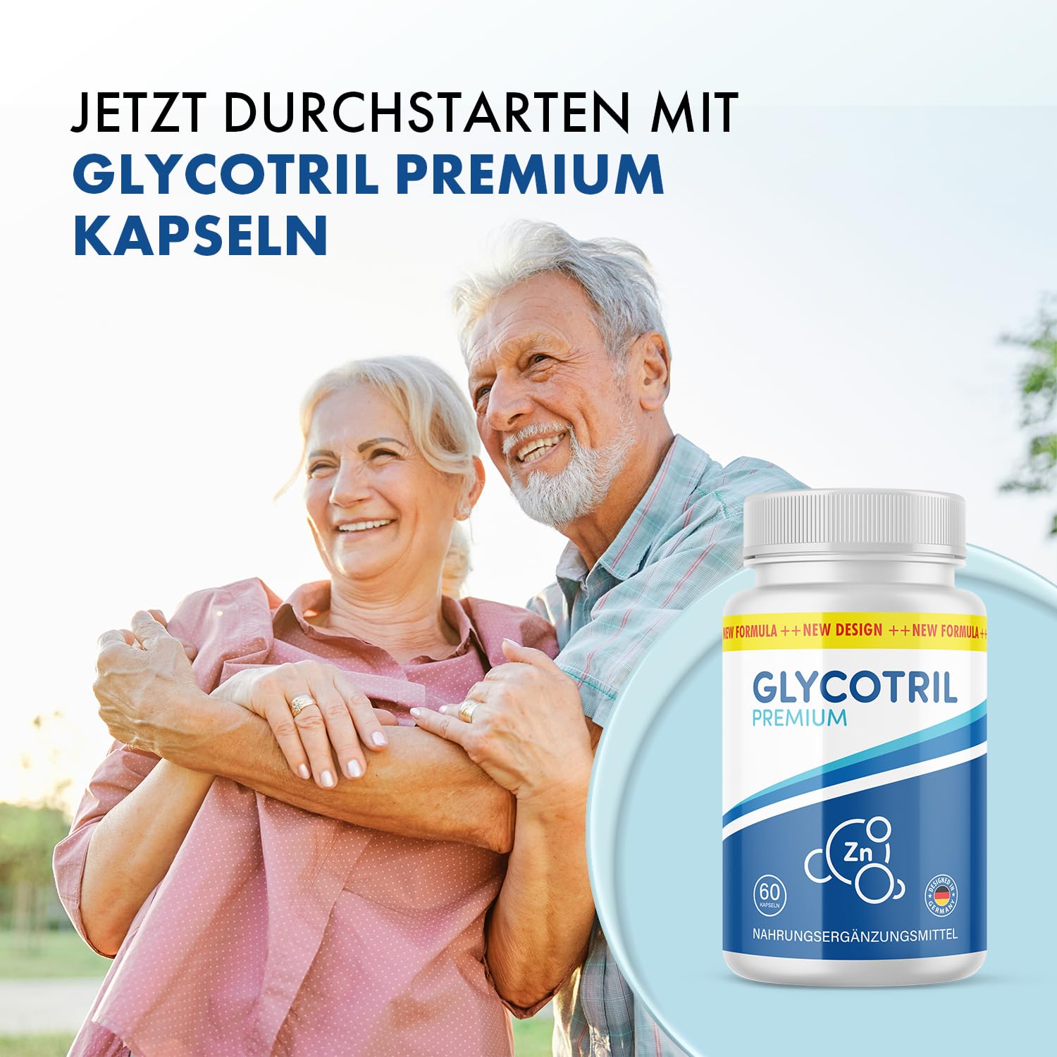 Glycotril Premium Kapseln | Für dein Wohlbefinden | mit Zink und Chrom | Inhalt 60 Kapseln