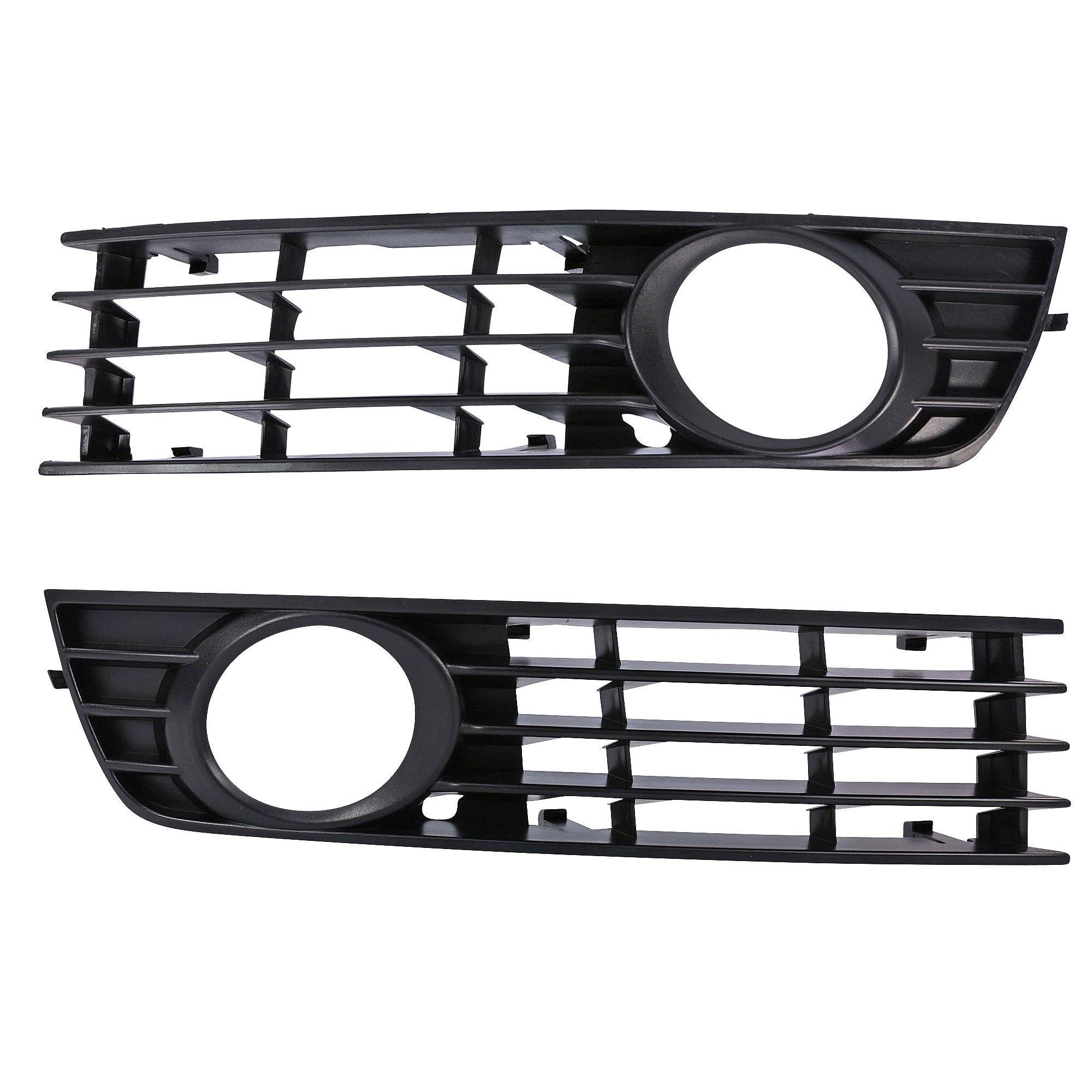 BESTPRICE 2x grille d'aération pare-chocs avant gauche droite Compatible avec AUDI A4 B6 (8E2),A4 B6 Avant (8E5)