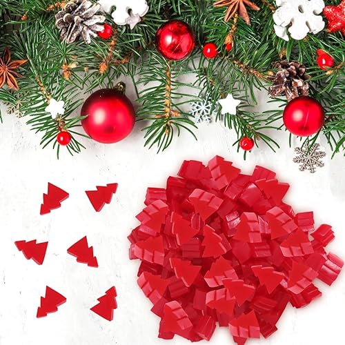 Miniatura 4 de Caramelo de árbol de regaliz de cereza de Navidad, 2 paquetes, 9 onzas cada uno (18 onzas en total), golosinas navideñas suaves y masticables en un