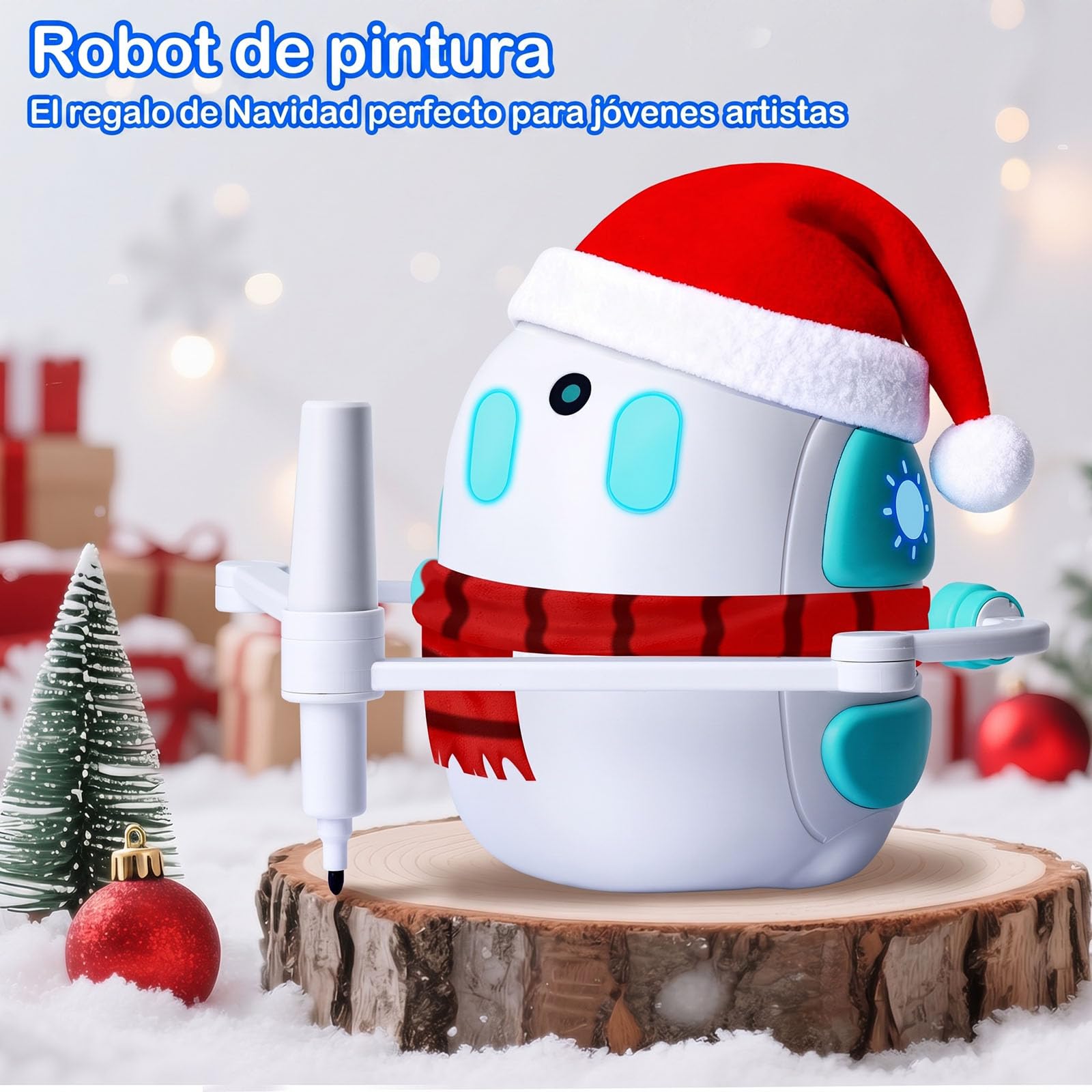 Roboticador de Dibujos para Niños 150 Tarjetas de Aprendizaje con Guía de Voz Montessori Materiales de Dibujo para Niños y Niñas de 3 a 8 años Regalo de Cumpleaños y Navidad (Versión en Inglés)