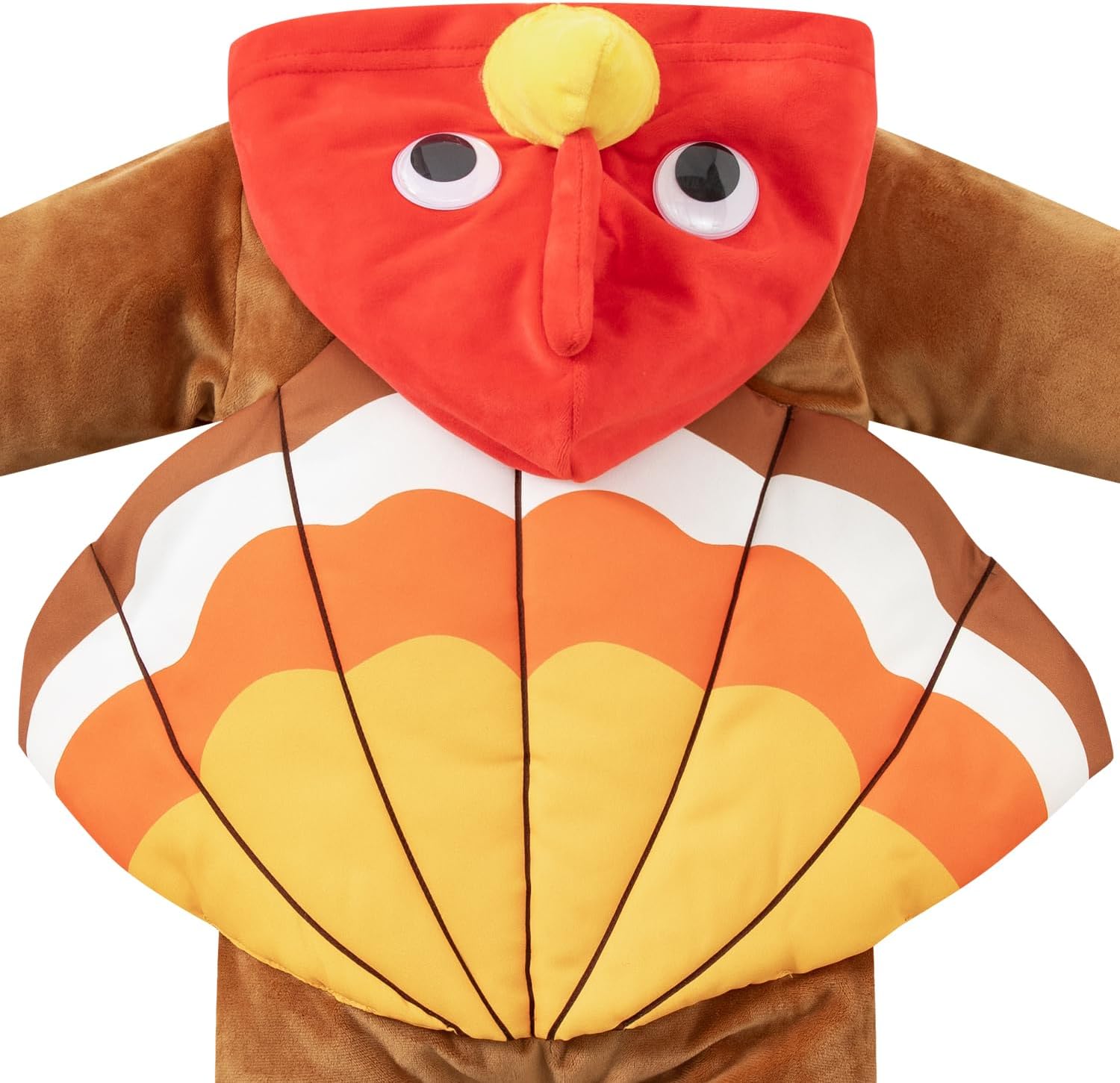 Toddler Boys Turkey Dress Up Unisex Baby Thanksgiving Cartoon Turkey Outfit - Image 5