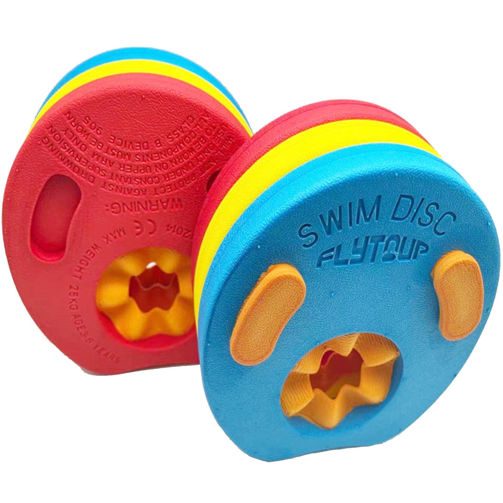 6 pulseras para nadar, discos de espuma EVA flotantes para el entrenamiento, para niños, discos para piscinas, playas, estanques