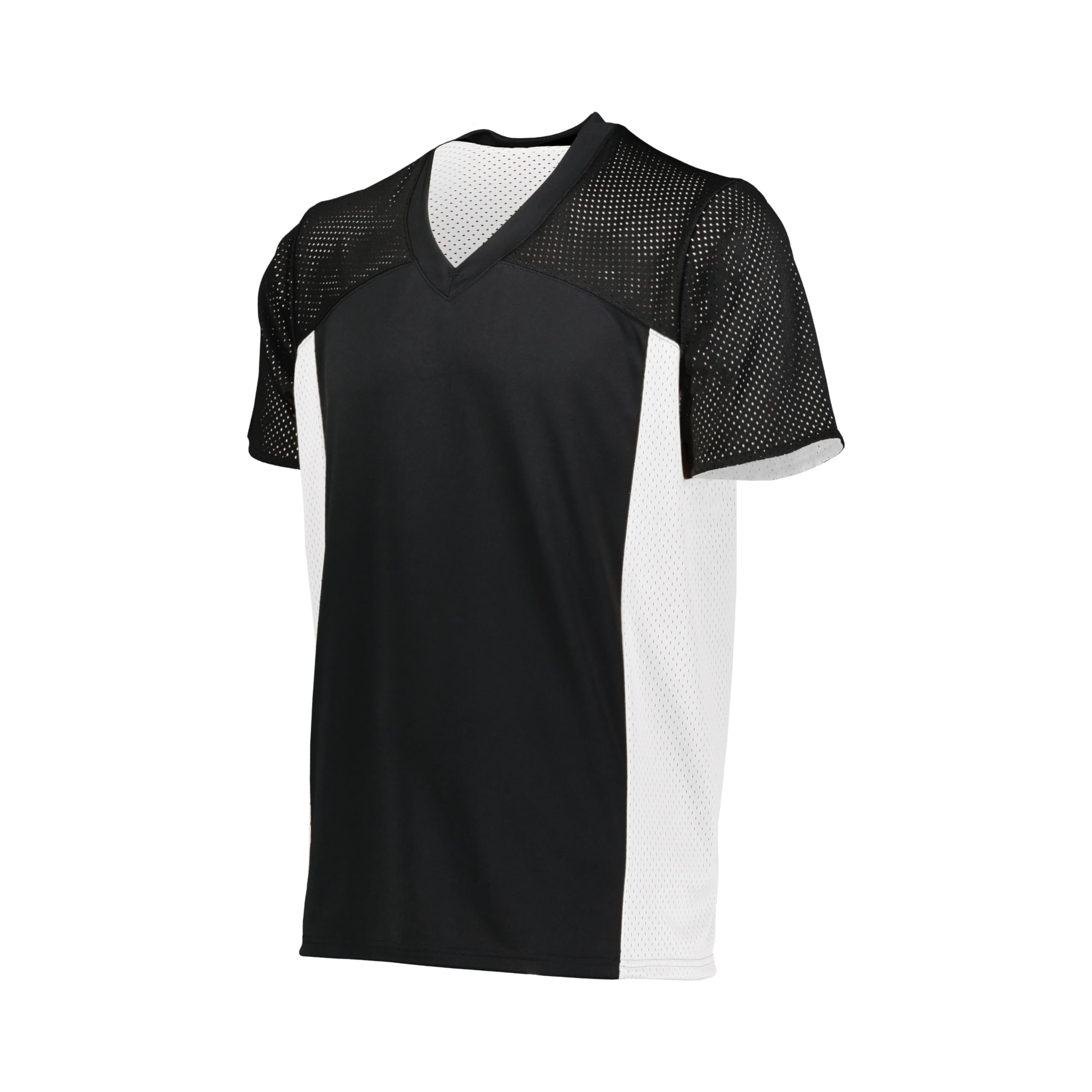 Augusta Sportswear Reversible Flag Football Jersey, Black/White, XX-Large