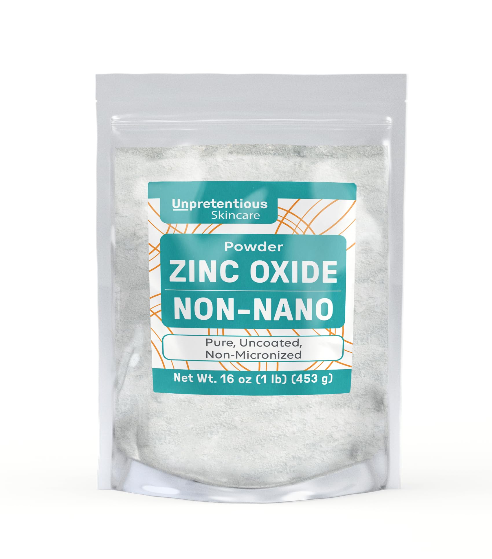 Unpretentious, Zinc Oxide Powder, 1 Lb 16 Ounce (Pack of 1)