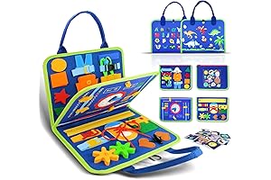 Hi-Tech Busy Book Sensory Toys for Toddlers 4-5 Years
