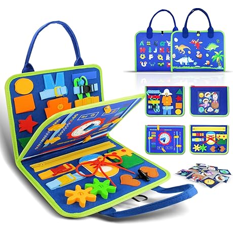 Hi-Tech Busy Book Sensory Toys for Toddlers 4-5 Years