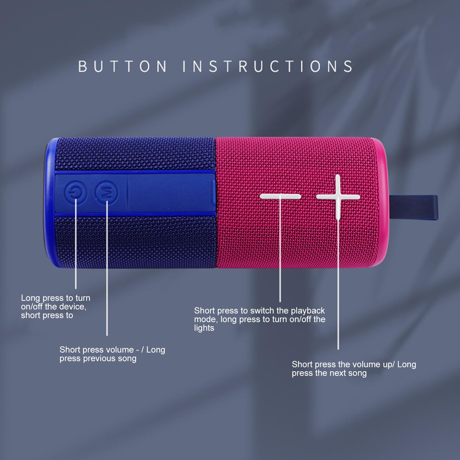 Annadue Casse Bluetooth 20W Stereo HIFI Separabili 2 in 1, Altoparlante Magnetico Scindibile per Feste All'aperto