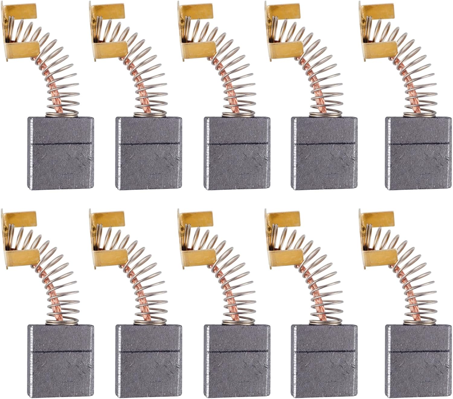 10Pcs 614367-00,0502025007,5140024-30,BTS21-D04 Carbon Brushes Replacement Compatible with Dewalt D24000/DW713/DW715/DW716 Miter Saw,