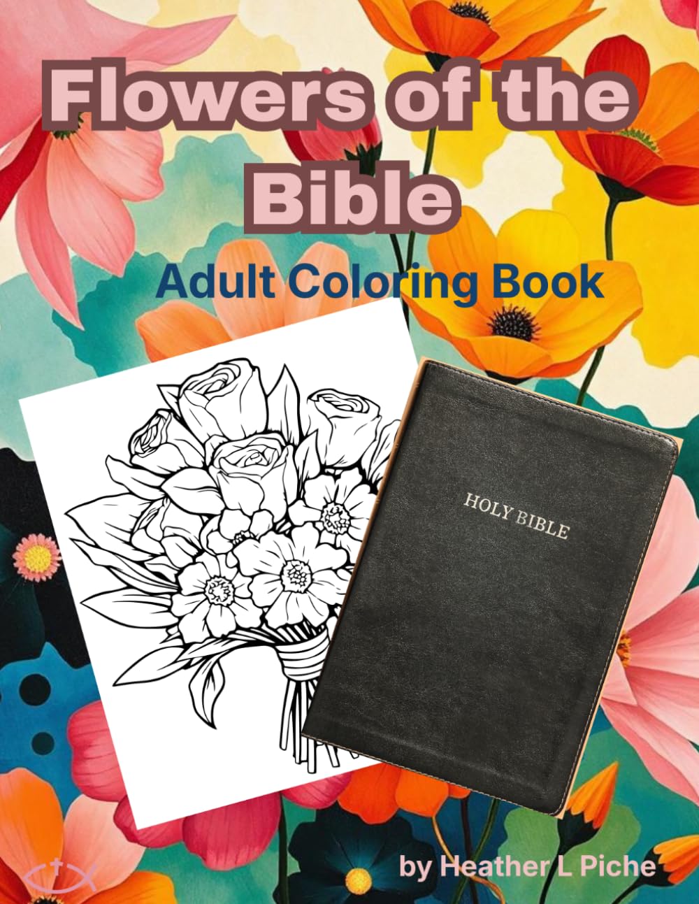Flowers of the Bible Coloring Book