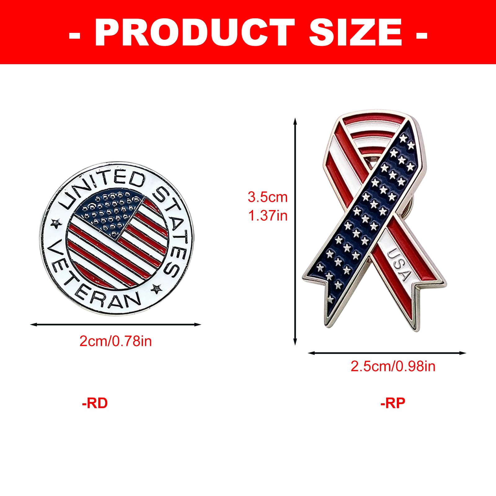 Patriotisches Schmuckset aus rostfreier Legierung mit traditionellen Flaggendesigns, ideal Verschenken und zur Personalisierung der Unabhängigkeitstag Sammlung