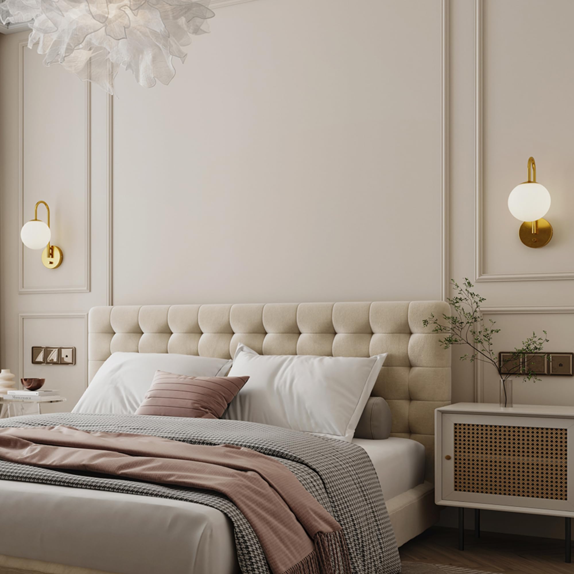 Vaxcel VL35122A Standford 2 Light Vanity Light, Antique Brass Finish