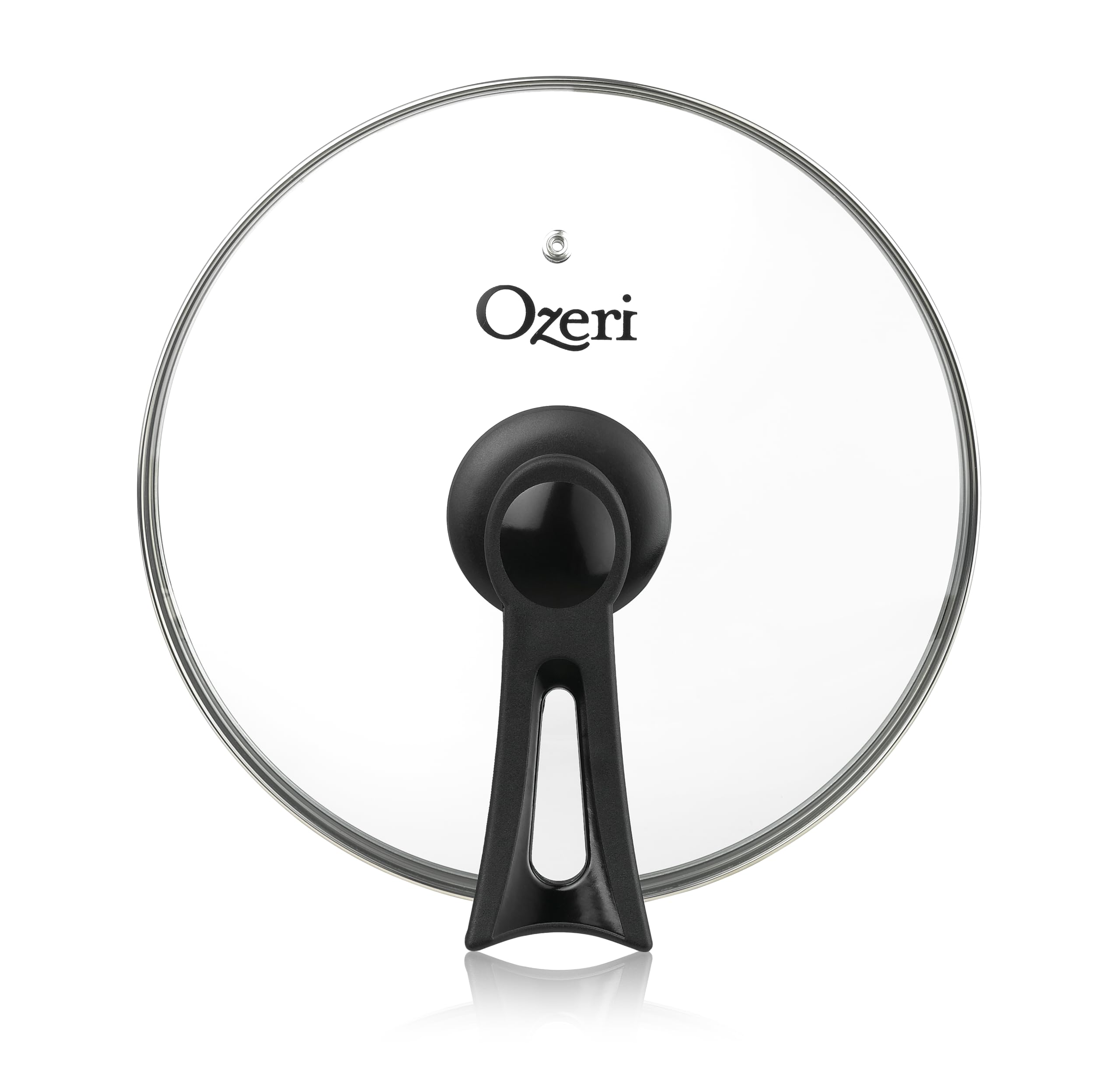 Ozeri ZP2-26GL - Coperchio autoportante in vetro temperato, 10 pezzi, Vetro, Trasparente, 365 cm ca.
