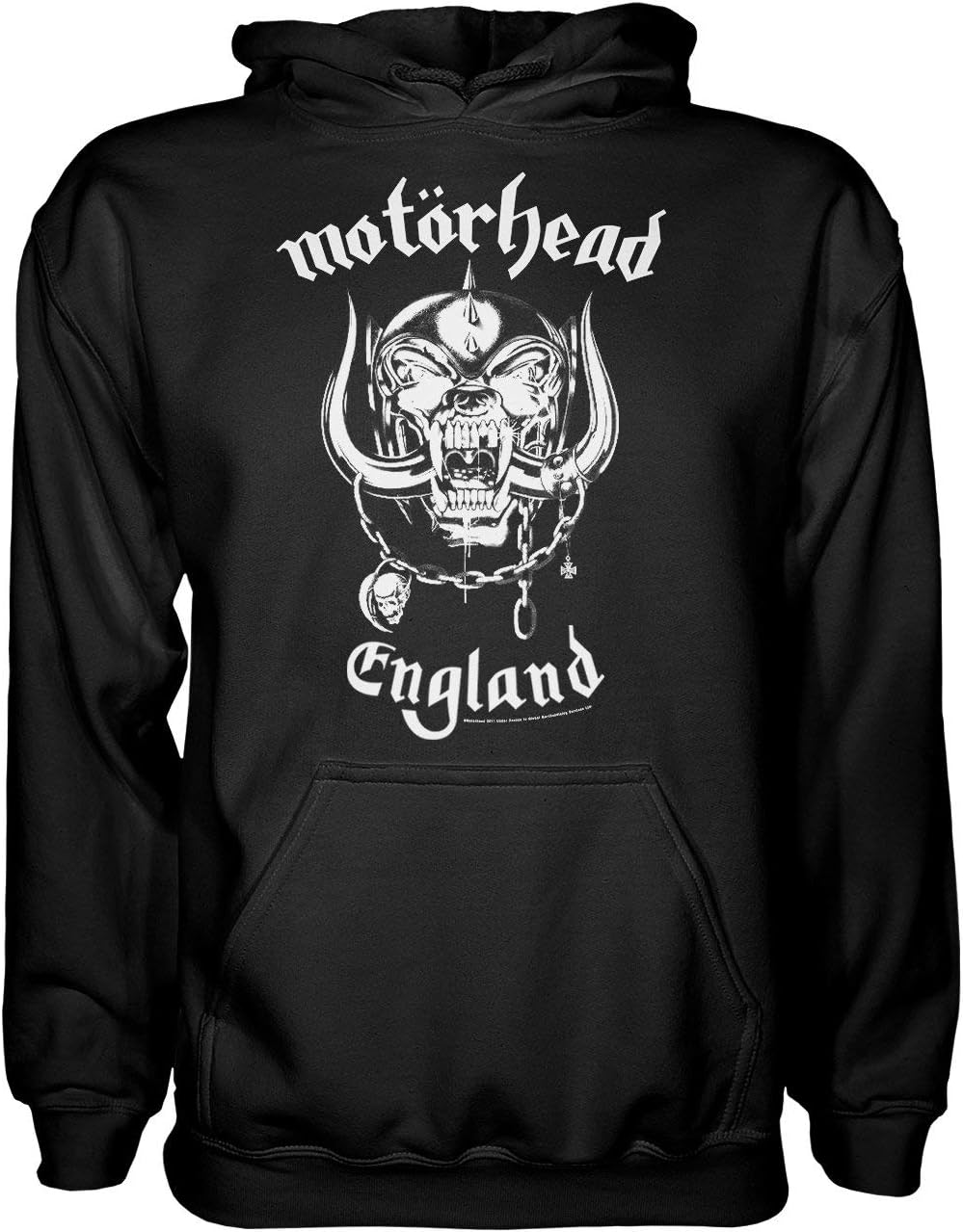 Rock Off officially licensed products Motorhead England Lemmy Kilmister Official Unisex Hoodie Hooded Top