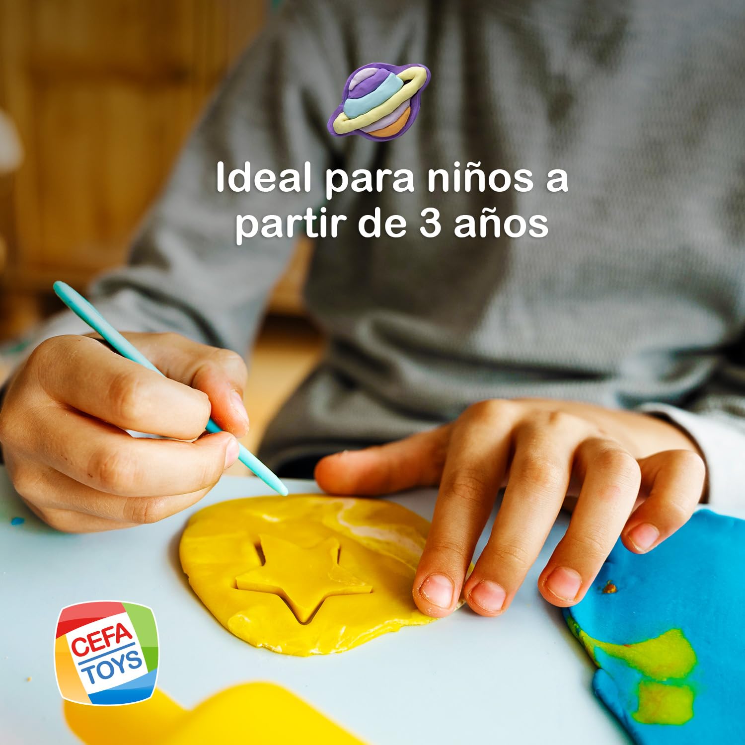 Cefa Toys - Plastilina Crayola Cosmic - Pack 20 Botes 85g c/u - Masa Moldeable Brillante - No Tóxica - Maletín de Transporte Incluido - Apto para Niños a Partir de los 3 Años
