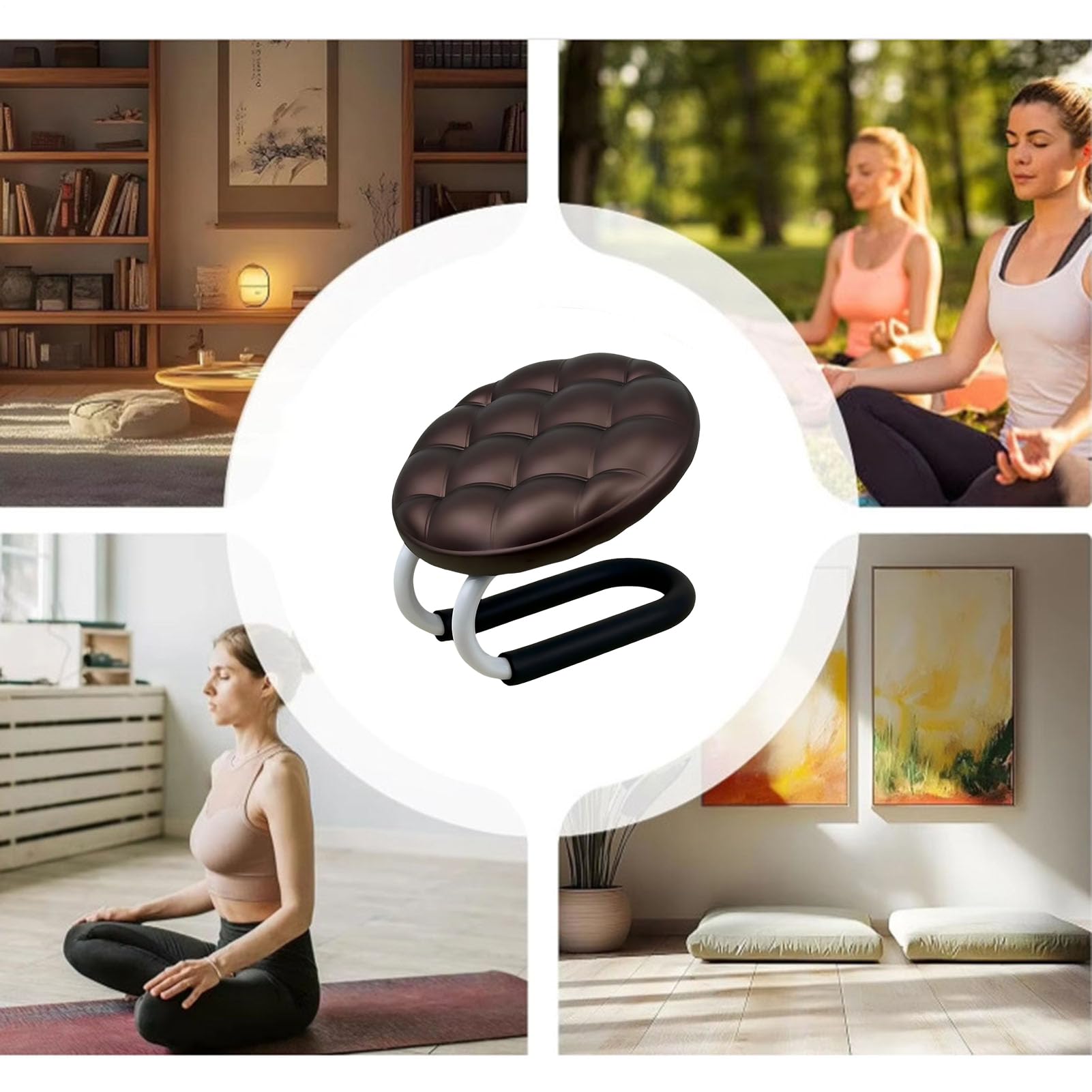 Président De Méditation - De Prière Musulmane Chaise | Banc De Prière De La Pleine Conscience | Coussin À Genoux Ergonomique | Siège De Méditation Portable | Tabourets De Coussin Pour La Relaxati