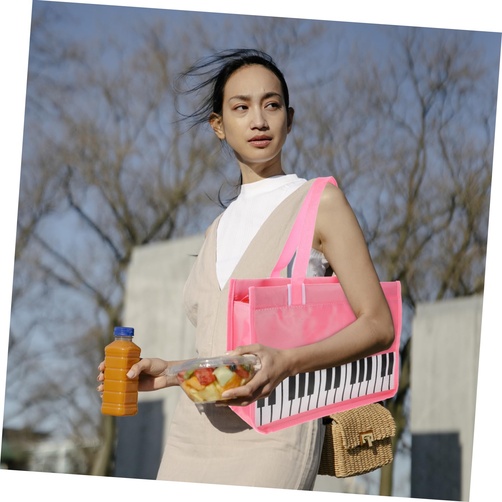 Ipetboom Ukulele Note Storage Bag Guitar Notes Bag Music Sheet Container Fashionable Music Score Holder for Women