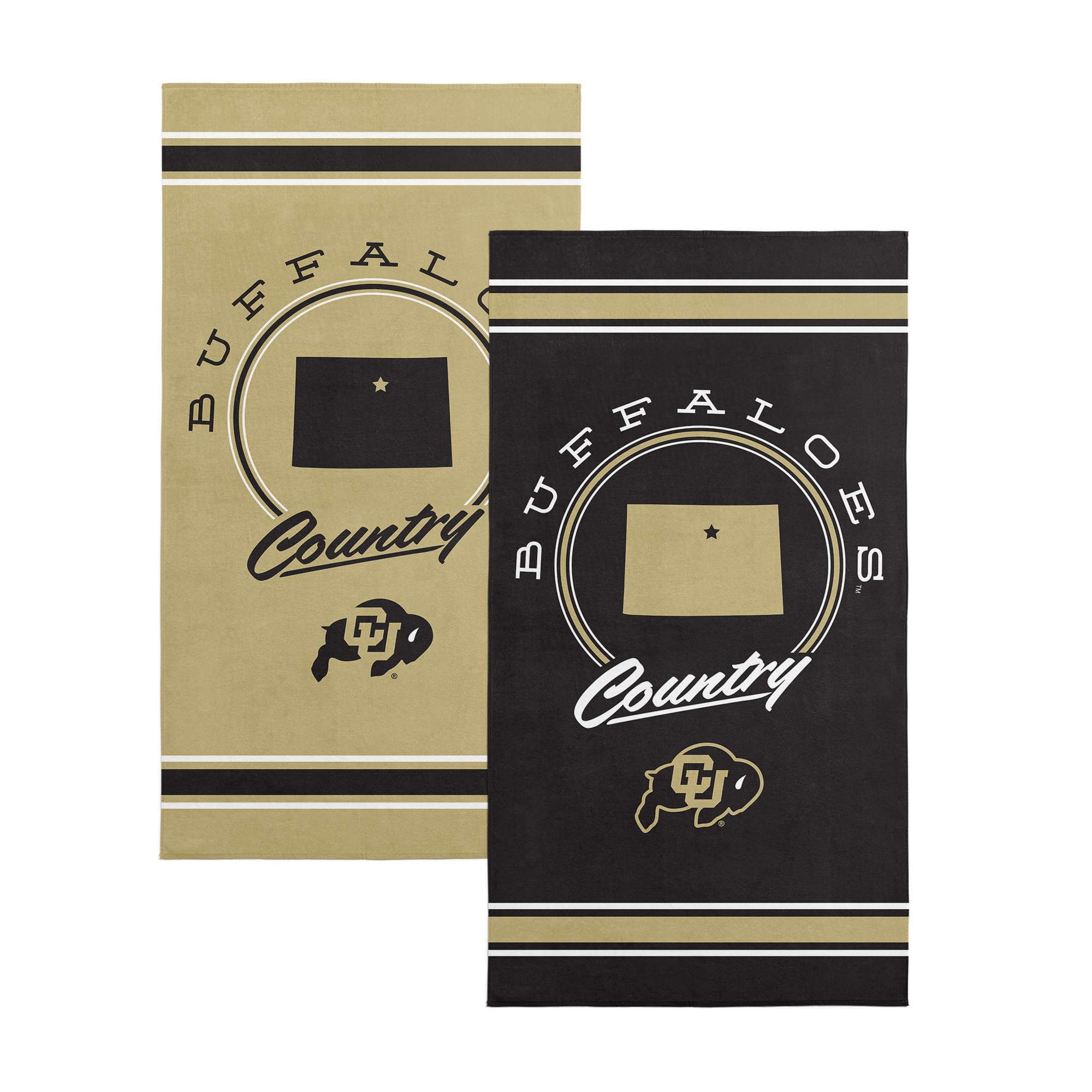 Northwest Colorado Buffaloes NCAA Homebreak Beach Towel 2 Pack 30 x 60 Inches