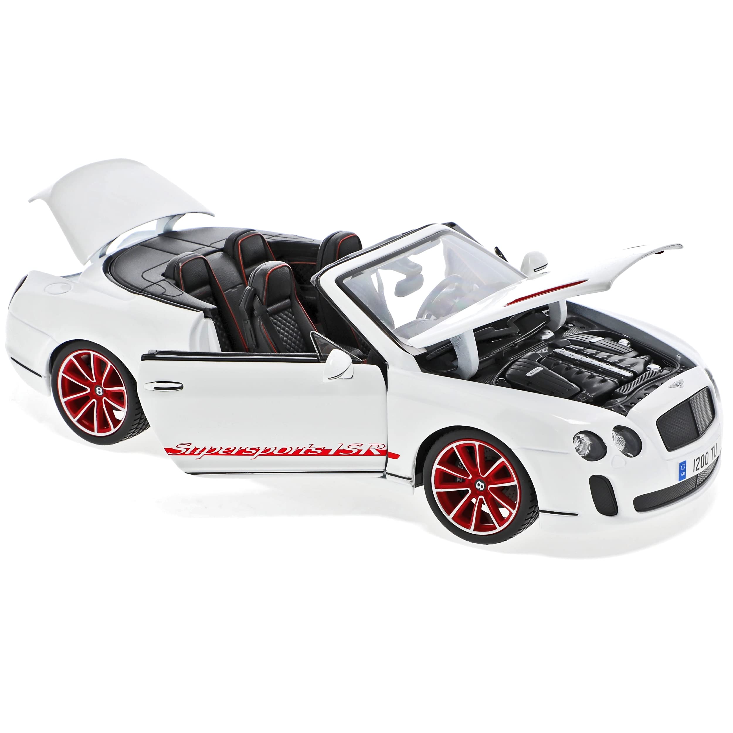 Bburago Bentley Continental SupeRSports Convertible ISR White 2nd