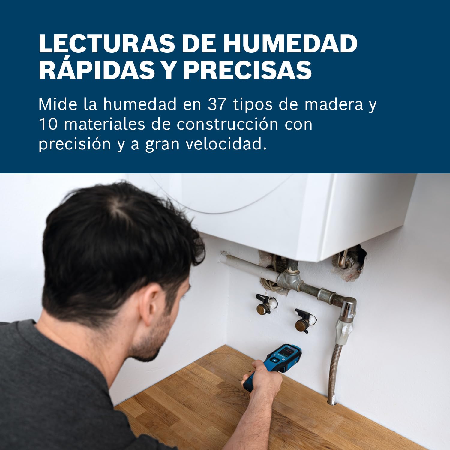 Bosch Professional Medidor de humedad GMP 1-13 IP65 LCD