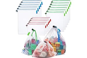 16 Pcs Mesh Toy Bag for Storage