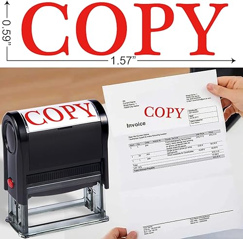 Miniatura 6 de Sellos de oficina autoentintados personalizados para suministros de negocios, sellos de goma personalizados para suministros de oficina, sello de