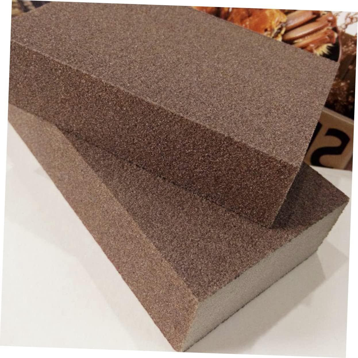 Gadpiparty 5pcs Diamond Sponge Grinding Block Kit Abrasive Sanding Sponge for Woodworking Furniture Wall and Floor Cleaning