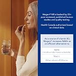 NAD Supplement 120 Capsules, 60 Servings, 300mg Per Serving, Clinically Proven to Increase NAD+, Patented Nicotinamide Riboside Vitamin B3, Cellular Health & Energy Metabolism, Health Canada Licenced
