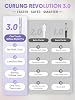 SHEGLAM 32 mm One Touch Automatic Curling Iron with Cold Air Long-Lasting Curls for Bounce Wavy Styles Low Risk of Burning Quick Heating for Medium to Long Hair (32 mm)
