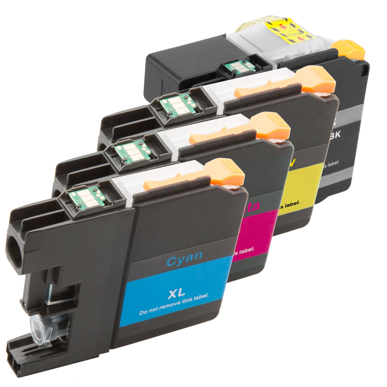 LCL Tintenpatronen LC-12E Kompatibel Für Brother MFC-J6925DW – 5er-Set (2x Schwarz, 1x Cyan, Magenta, Gelb)