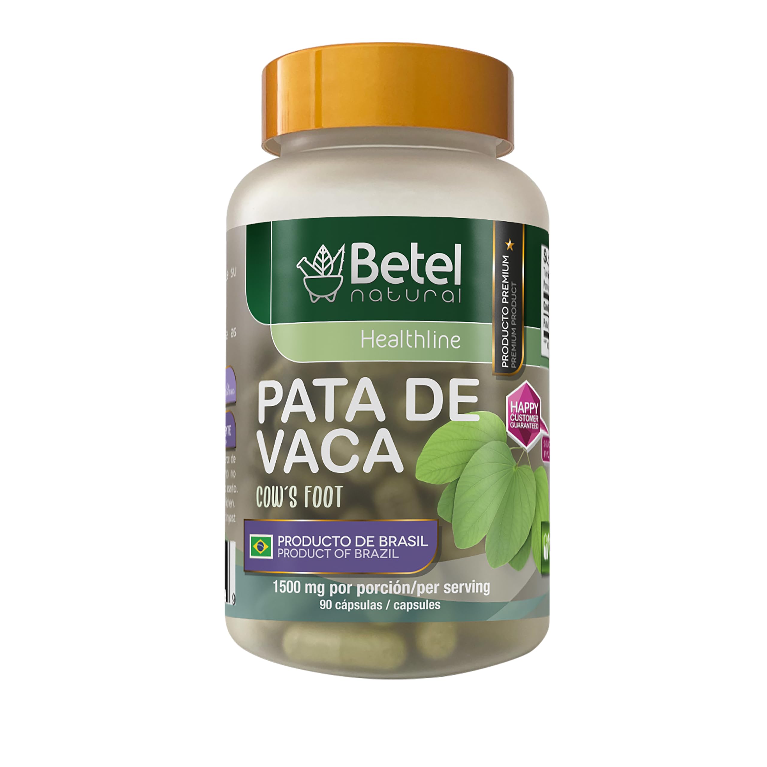 Betel Natural Pata de Vaca (Cows Foot Herb) Natural Superfood from Brazil - 1500 mg Per Serving