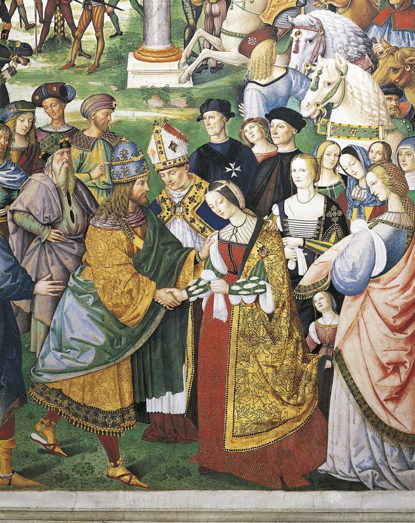 Tableau Toile Italie Bibliothèque Piccolomini 60x90cm - 5
