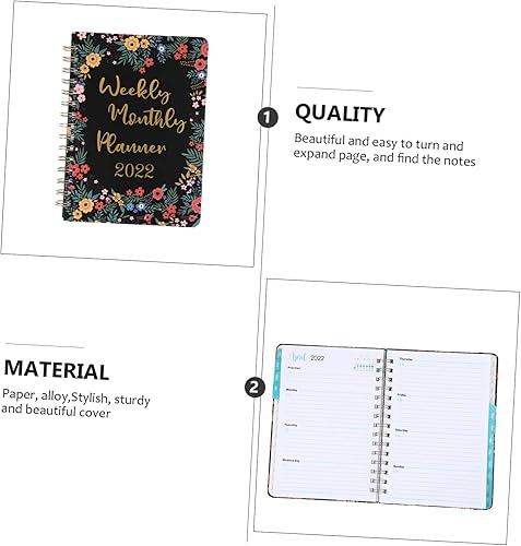 Miniatura 2 de MAGICLULU Agenda 2022 2022-2023, agenda diaria, agenda financiera 2022, agenda mensual 2022, calendario 2022, planificador semanal y mensual, bloc