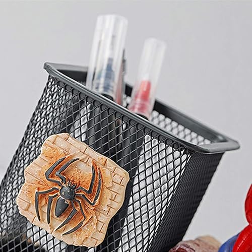 Miniatura 4 de BREIS Soporte para bolígrafo de Spiderman, novedad creativa, decoración de escritorio de oficina, caja de almacenamiento de artículos de papelería,