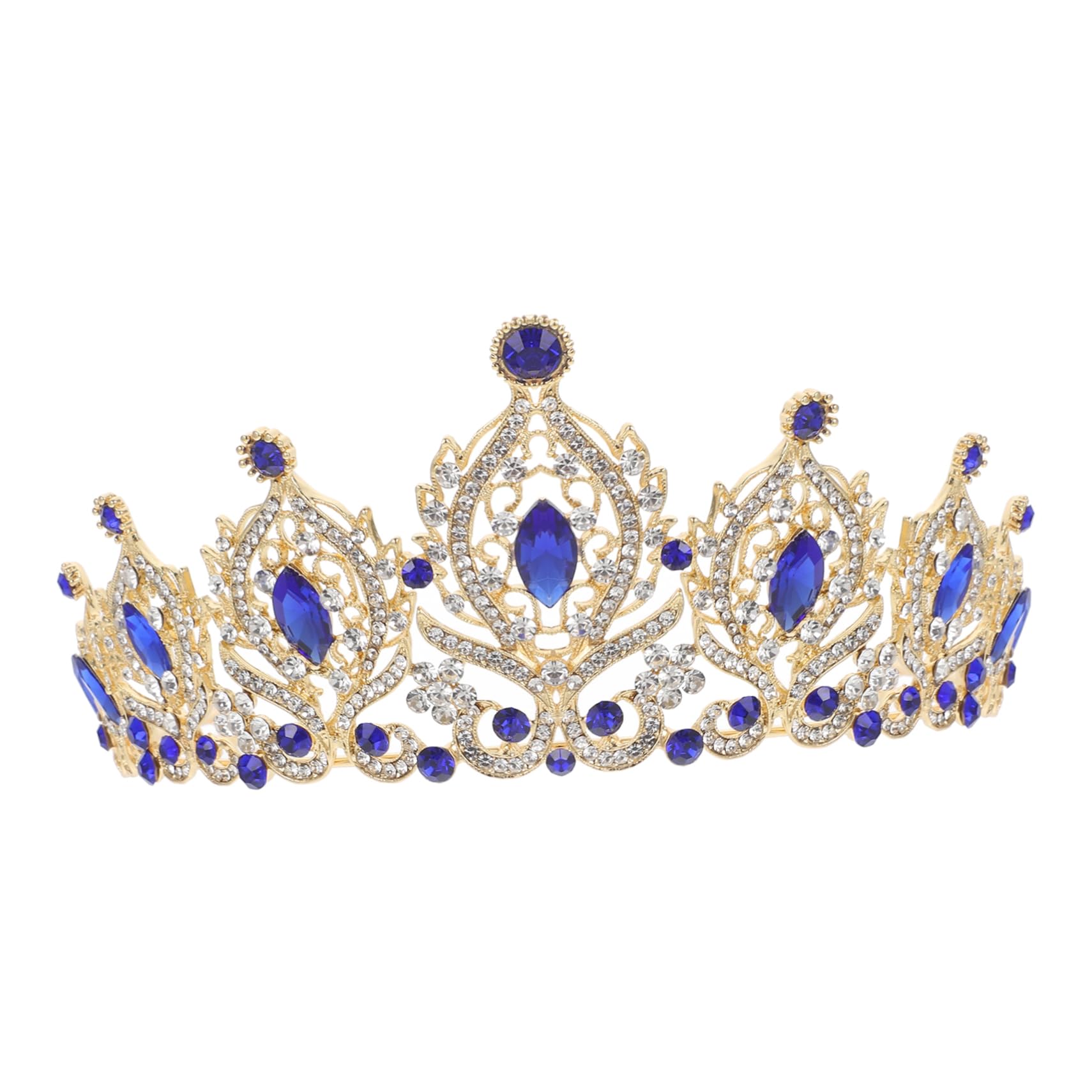Coronas de cumpleaños para mujeres con detalles de cristal fino Miss Novia 5