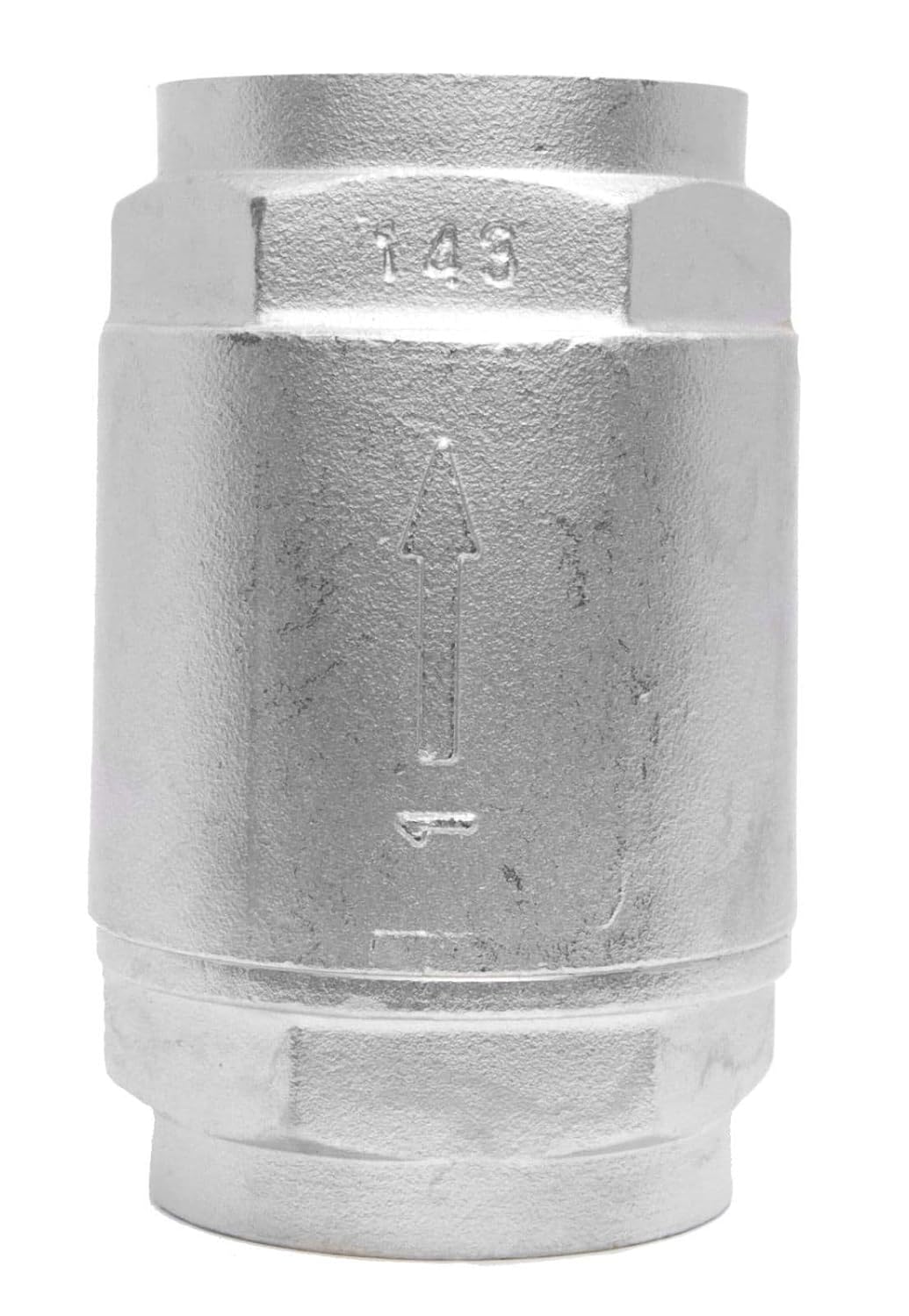 Stainless Steel 316 in-Line Spring Check Valve - 150 lb Class