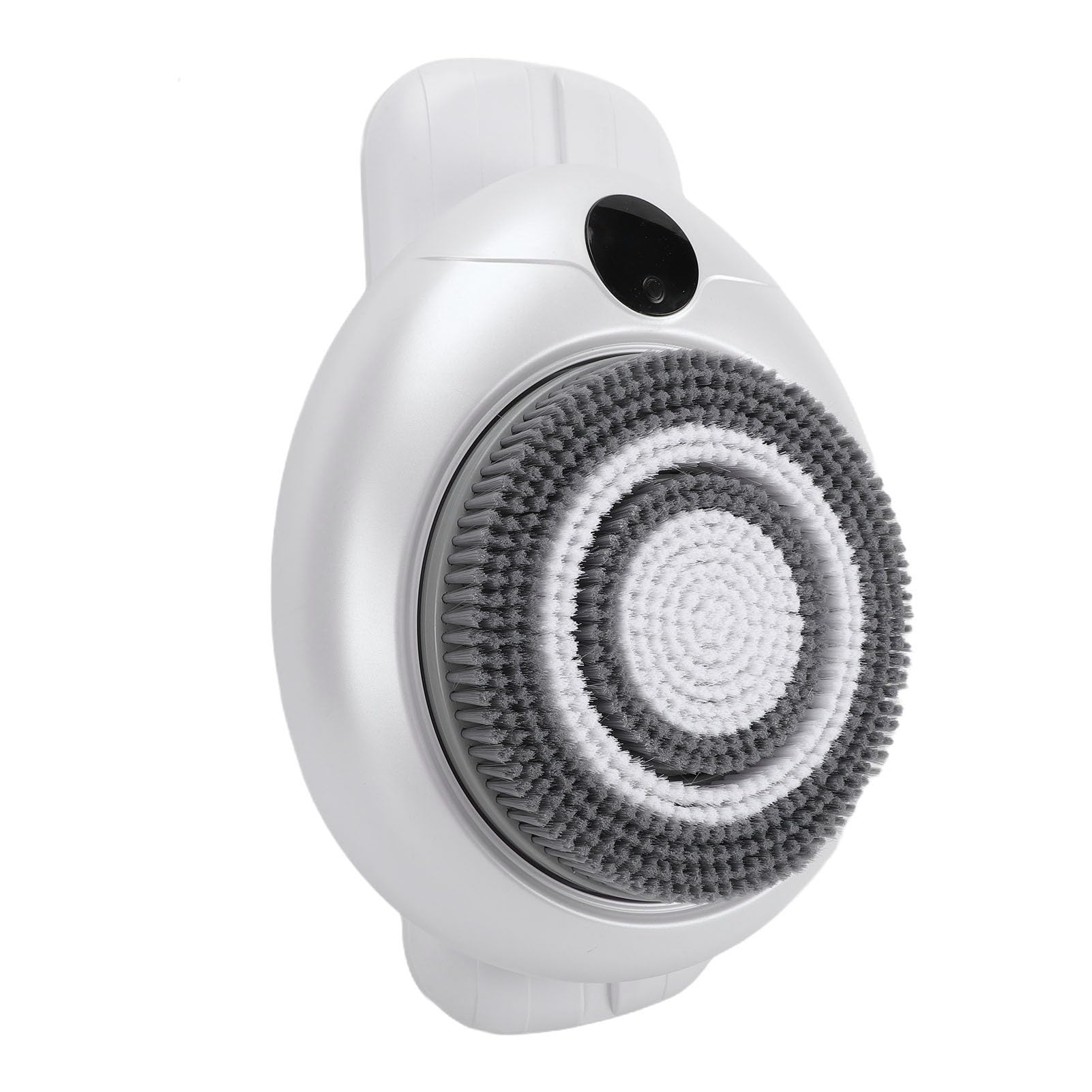 Cryfokt Depurador de Espalda de Ducha, Cepillo Corporal Eléctrico de Rotación Automática Montado en la Pared, Cepillo de Ducha de Limpieza Profunda con Cabezal de Silicona Suave para Mujeres y Hombres