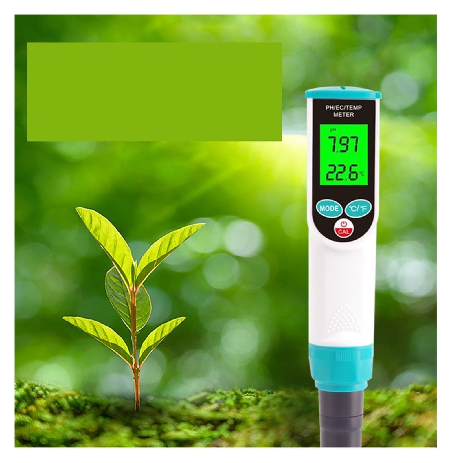 Tester wody, Cyfrowy tester temperatury pH EC 3 w 1, uniwersalny długopis testowy do pomiaru przewodności wody i gleby żywności