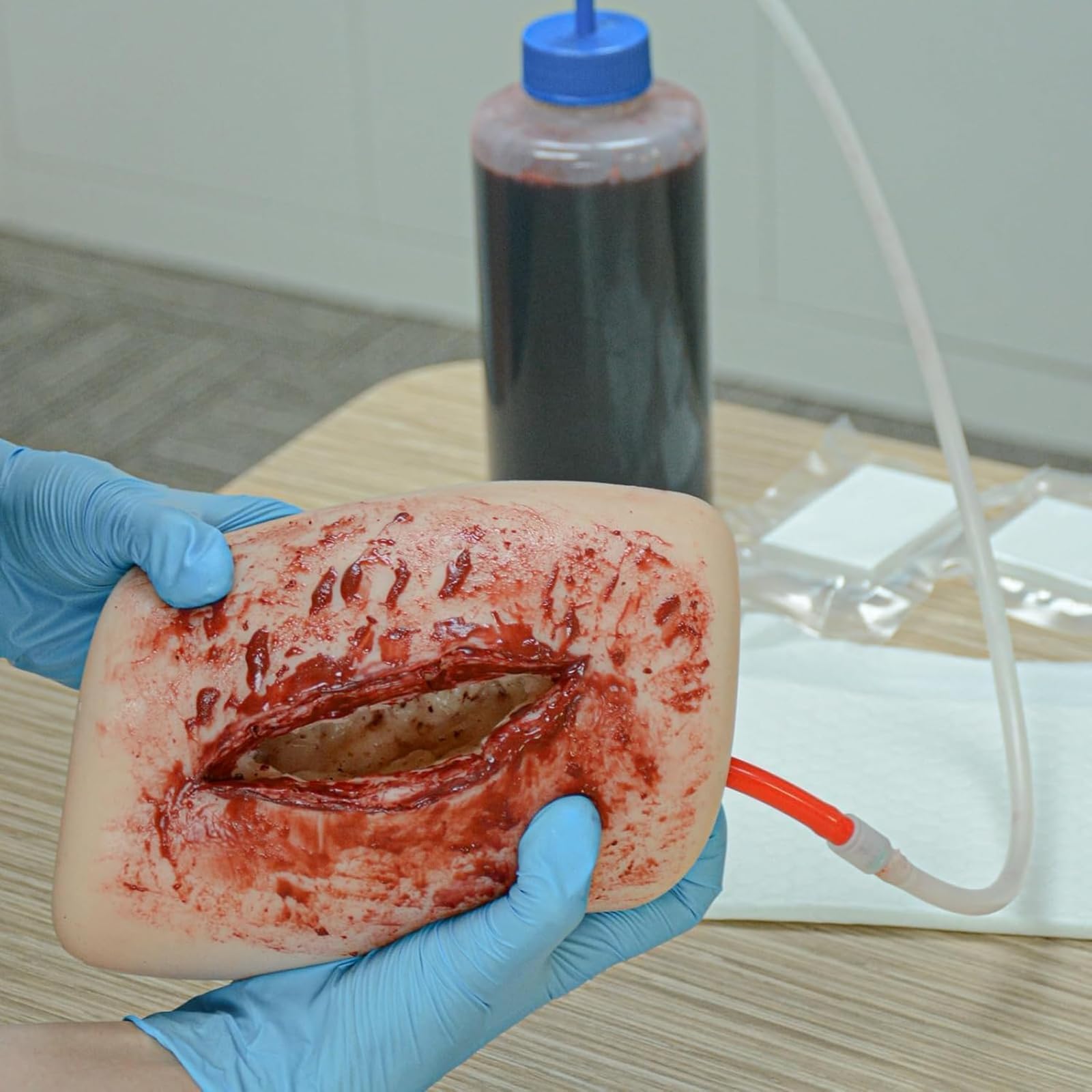 Kit Di Formazione Stop The Bleed, Kit Di Formazione Per La Medicazione Delle Ferite, Modello Di Simulatore Di Ferite, Materiali Ecocompatibili, Reali E Sicuri, Formazione Per La Medicazione Delle Feri