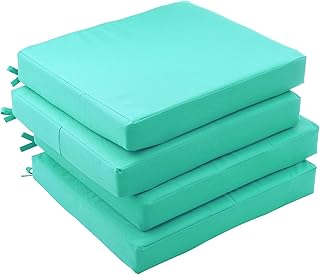 Outdoor Chair Cushions Set of 4,Patio Cushions for Outdoor Furniture,Wat...