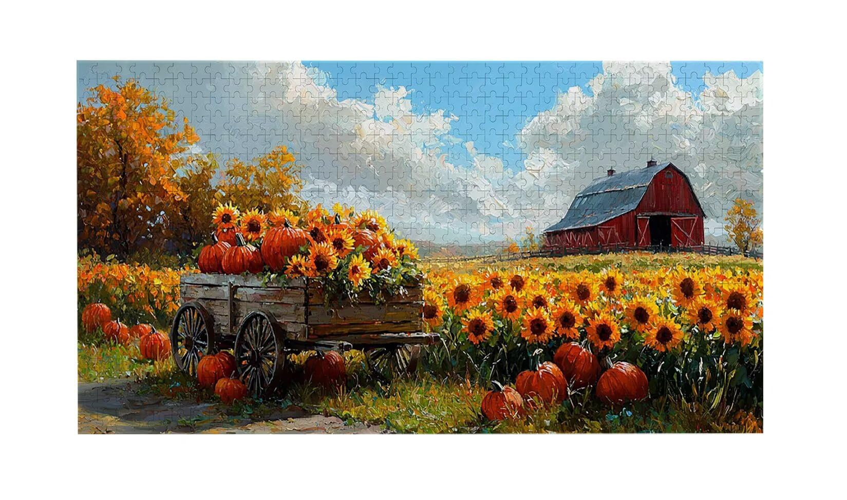 Puzzle de Madera para Adultos 2444 Piezas - Pastos de otoño, Obra de Arte de Juego de Rompecabezas para Adultos, Puzzle de Impresión de Alta Definición Multicolor, Pasatiempo Creativo Regalo b-801