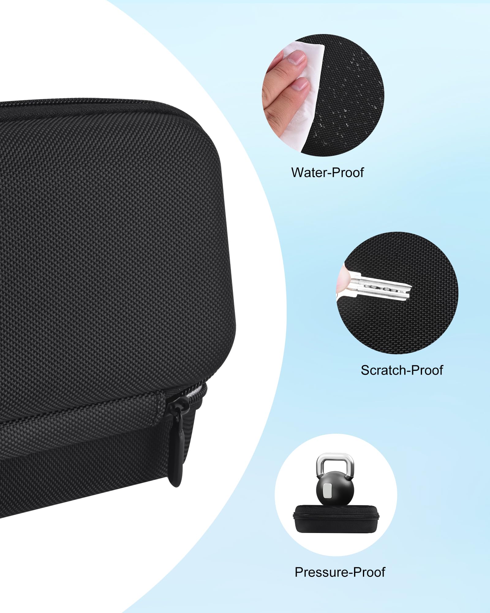 Funda para tarjetas de memoria con funda de plástico resistente al agua y antigolpes, 36 ranuras para tarjetas de memoria, 27 tarjetas micro SD y 9 tarjetas SD SDHC SDXC, organizador de