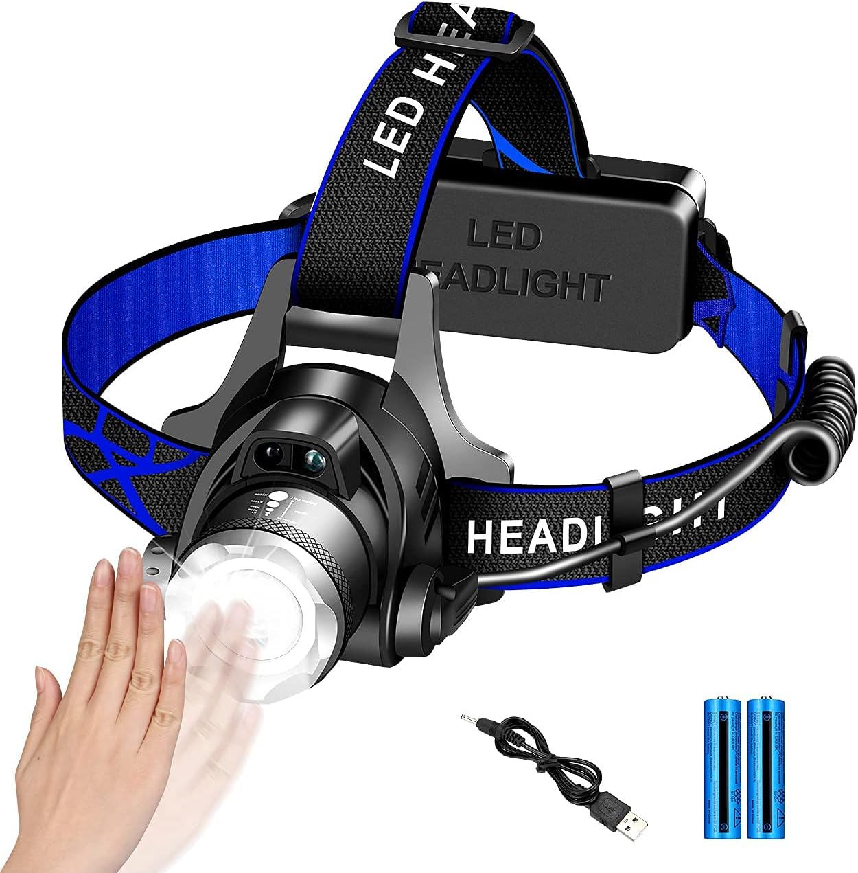 Seahaven Plastic Head Lamp, Multicolour, Pack of 1