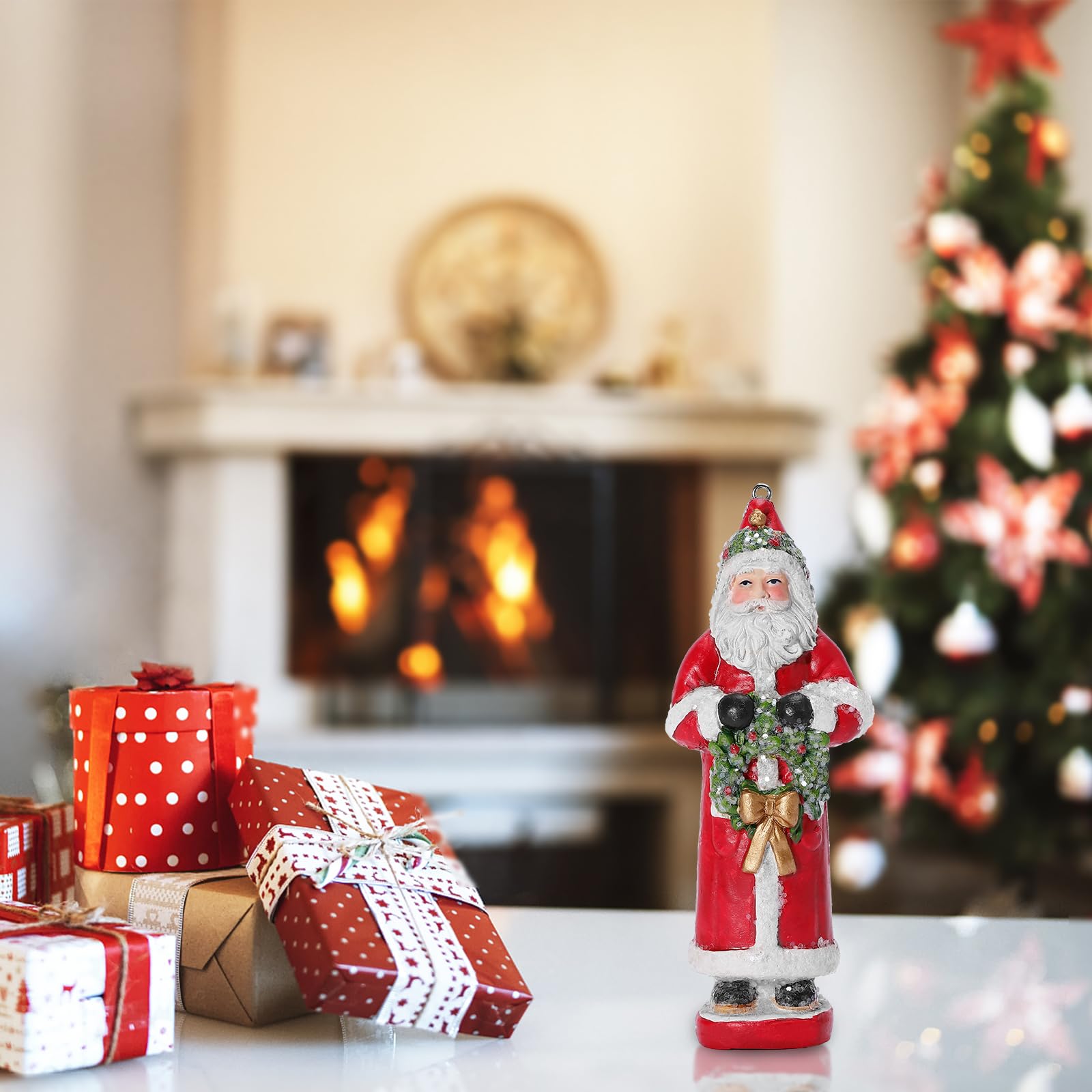 Amazon.co.jp: EZVYAO 2023 サンタクロースの置物 クリスマス