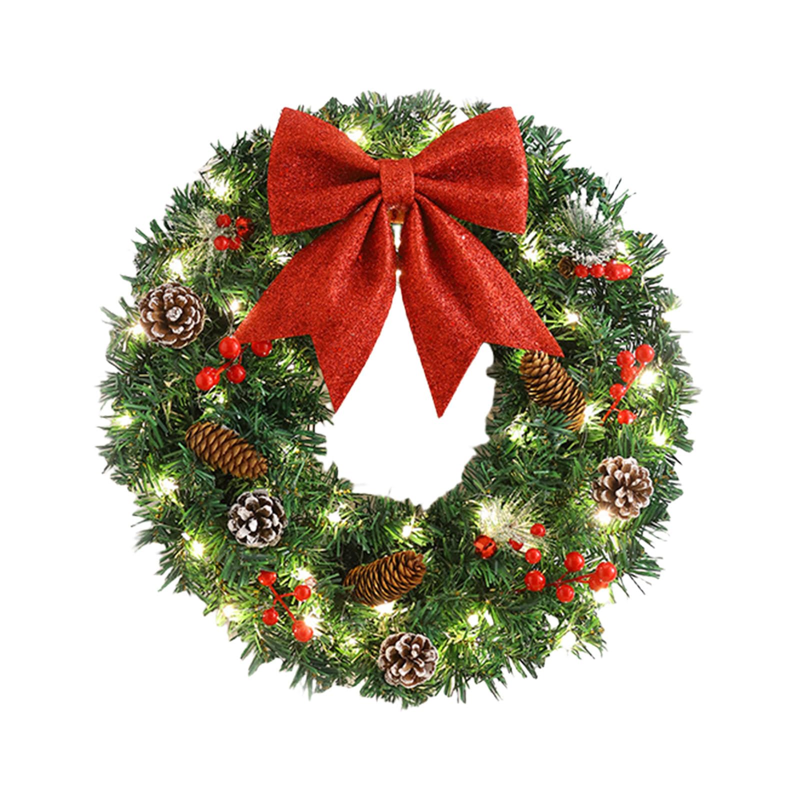 Artificial Berries Wreath Realistic Berries Wreath for Front Door Farmhouses Garden Christmas Wedding Decoration Seasonal Home Decoration