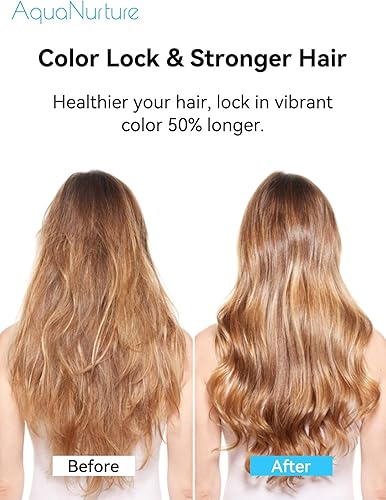 Miniatura 4 de Cabezal de ducha filtrado, filtro de cabezal de ducha de alta presión AquaNurture para cabello y piel más saludables, elimina el cloro y los metales