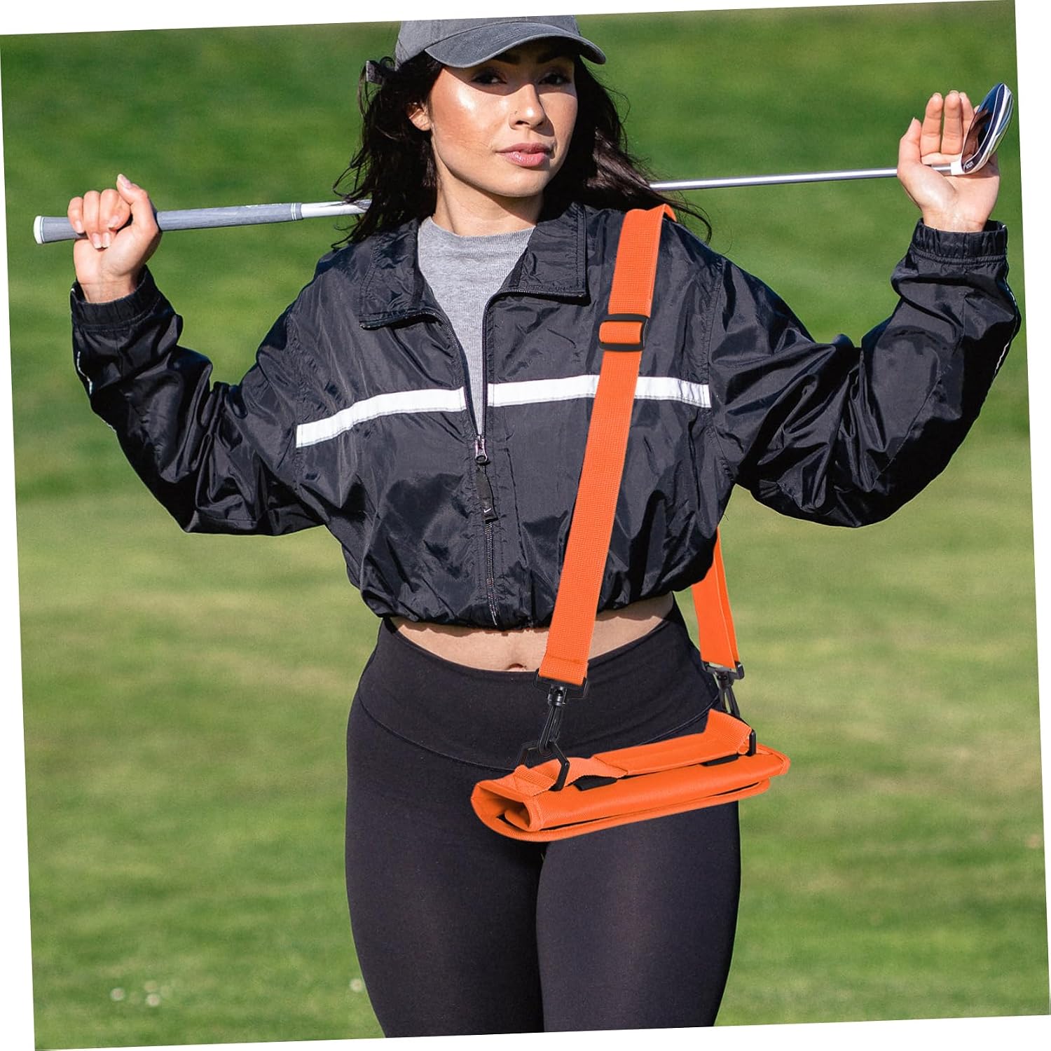 Compact Golf Bag Portable Folding Carrying Case for Golf Clubs Water Resistant Material