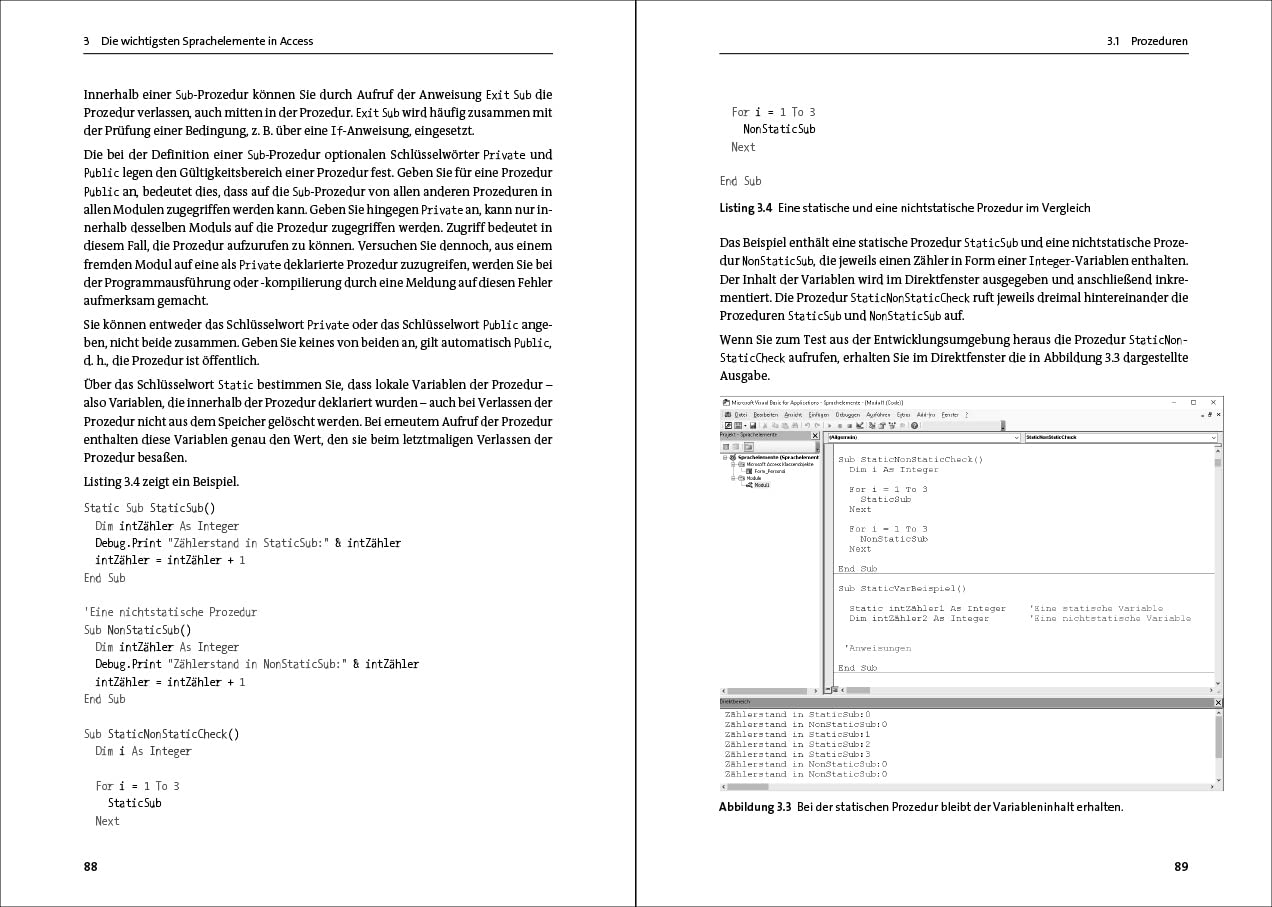 VBA mit Access: Das umfassende Handbuch mit VBA-Lösungen für Access 2010 bis Access 2021. Inkl. Makro-Lösungen und Praxisbeispielen
